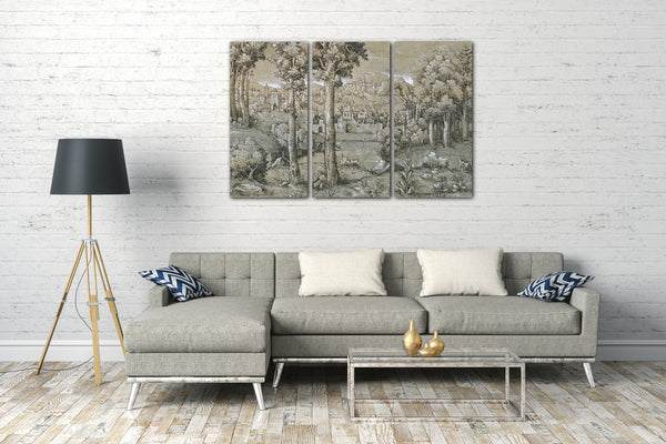 Leinwandbild Hanns Lautensack - Imaginäre Landschaft