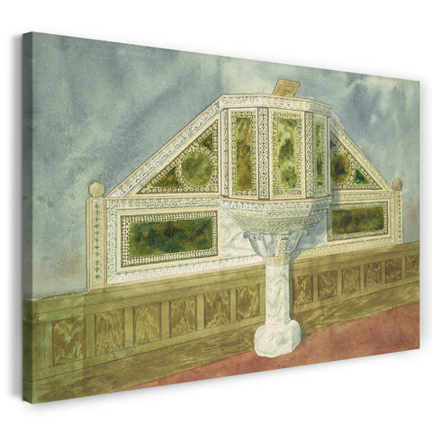 Leinwandbild Louis Komfort Tiffany - Entwurf für Marmorkanzel