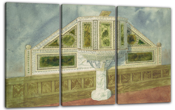 Leinwandbild Louis Komfort Tiffany - Entwurf für Marmorkanzel