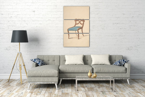 Leinwandbild Gillows zugeschrieben - Design für einen Stuhl