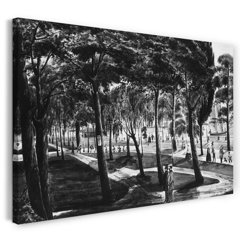Leinwandbild Wahrscheinlich Christian Gottlieb Cantzlier - Battery Park, New York