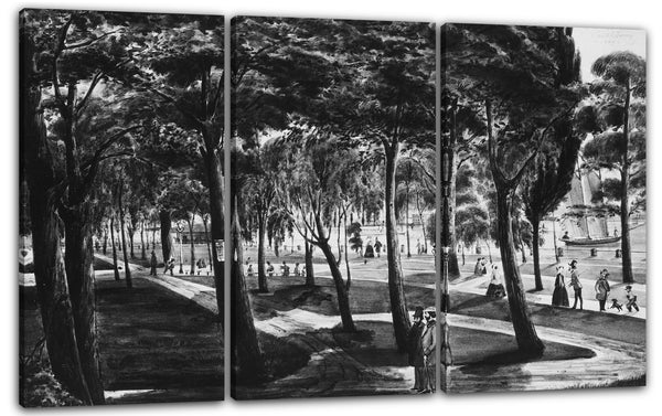 Leinwandbild Wahrscheinlich Christian Gottlieb Cantzlier - Battery Park, New York