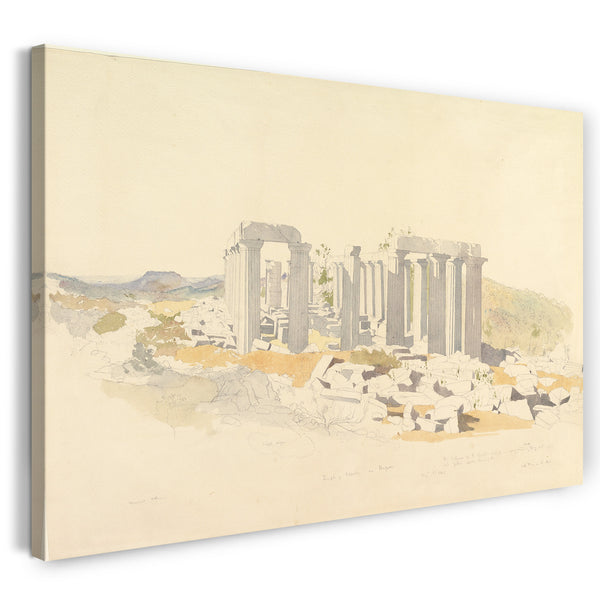 Leinwandbild Thomas Hartley Cromek - Der Apollontempel in Bassae