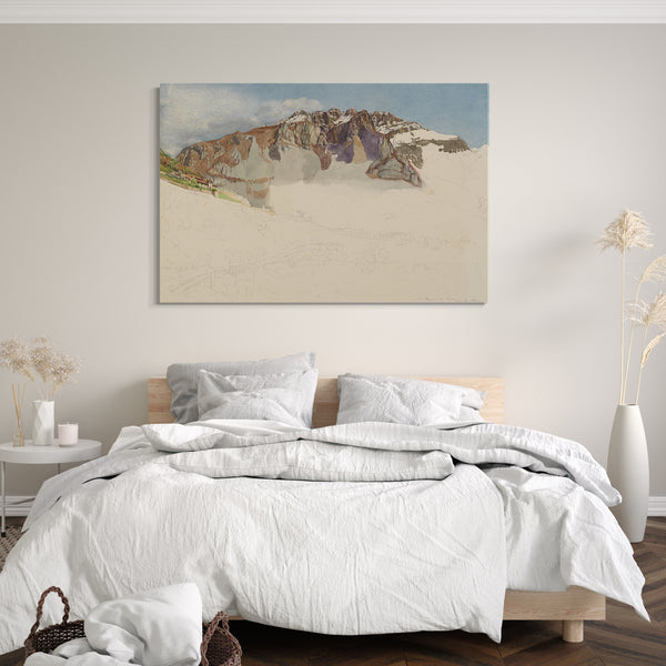 Leinwandbild Frank Randal - Berglandschaft in Italien: "Il Resegone"