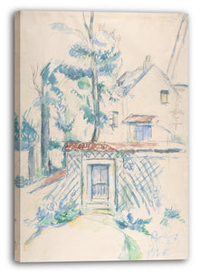 Leinwandbild Paul Cézanne - Entrée de Jardin