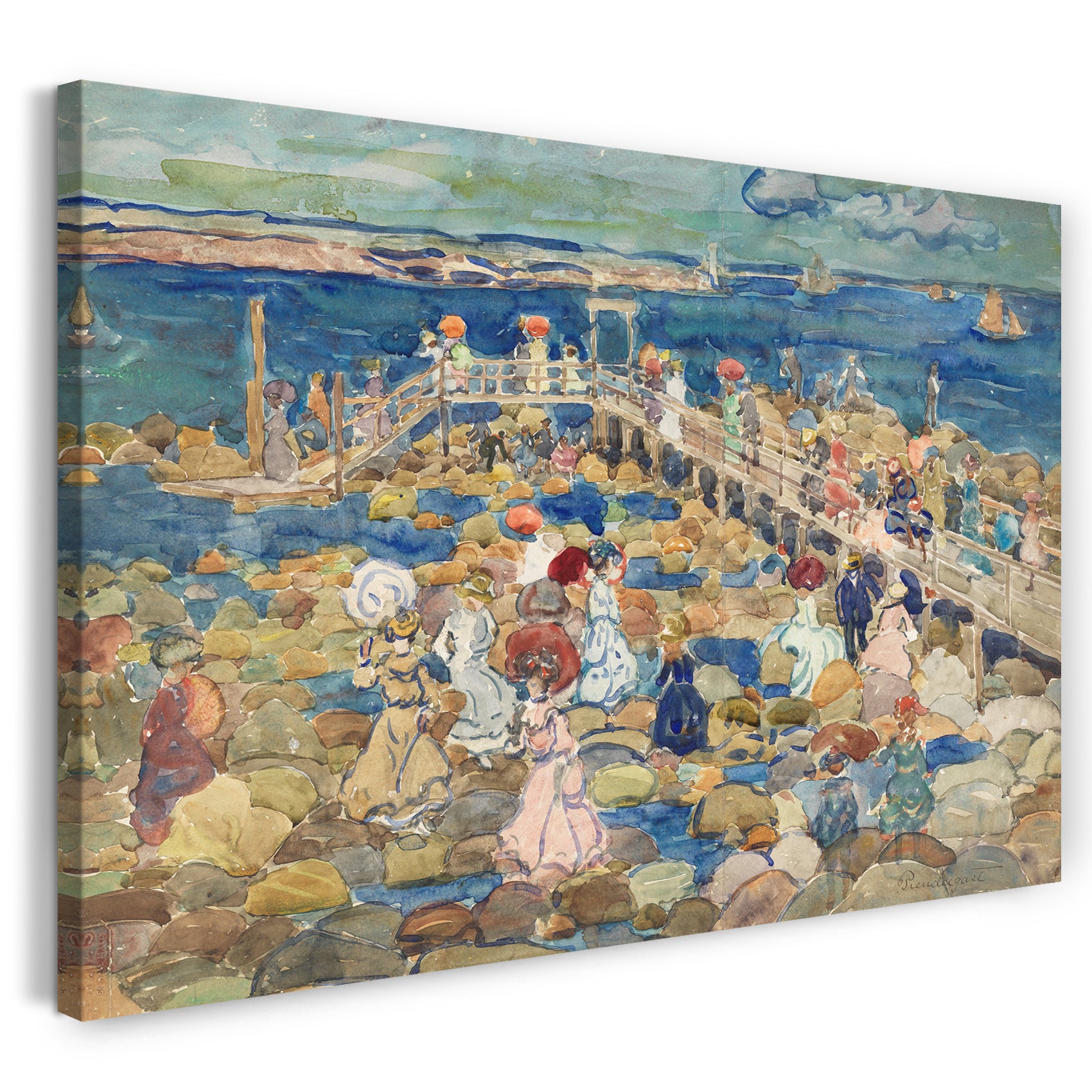 Leinwandbild Maurice Brazil Prendergast - Ebbe, Beachmont