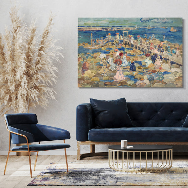 Leinwandbild Maurice Brazil Prendergast - Ebbe, Beachmont