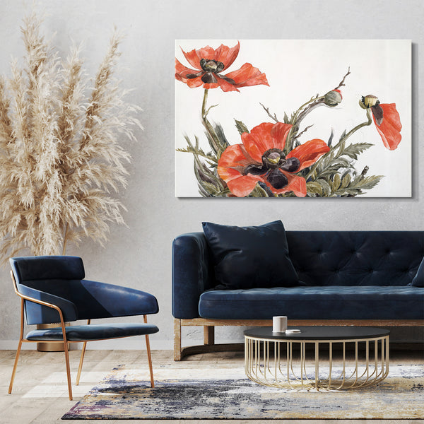 Leinwandbild Charles Demuth - Rote Mohnblumen