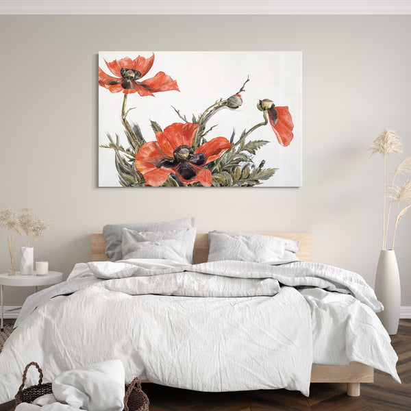 Leinwandbild Charles Demuth - Rote Mohnblumen