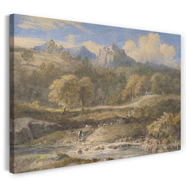 Leinwandbild William Havell - Licenza, in der Nähe von Rom: Horace's Villa