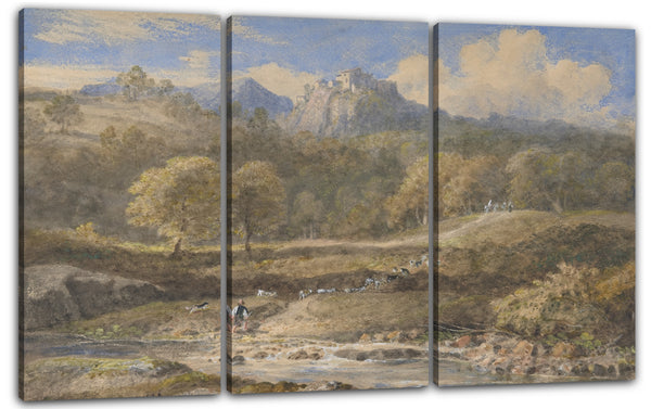 Leinwandbild William Havell - Licenza, in der Nähe von Rom: Horace's Villa
