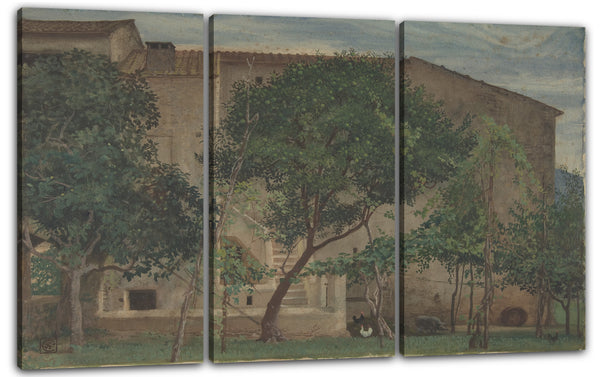 Leinwandbild Walter Crane - Italienisches Bauernhaus