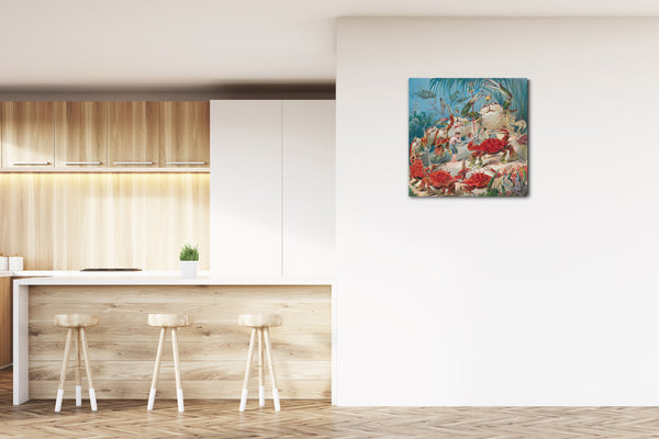 Leinwandbild Benjamin Day - Illustration für "Krabbengeschichte"