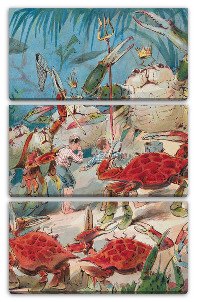 Leinwandbild Benjamin Day - Illustration für "Krabbengeschichte"