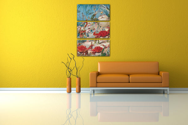 Leinwandbild Benjamin Day - Illustration für "Krabbengeschichte"
