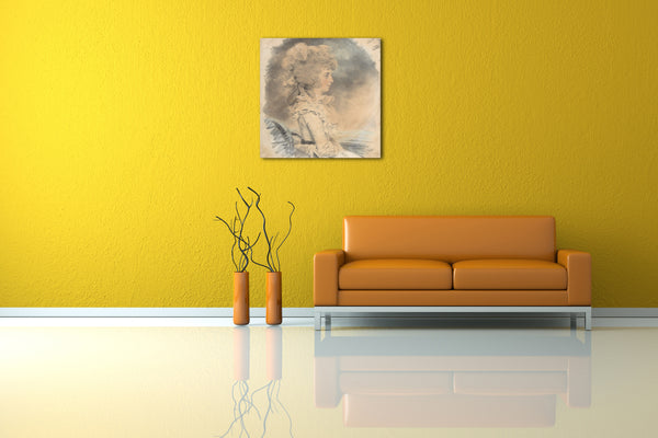 Leinwandbild John Downman - Frau Palmer