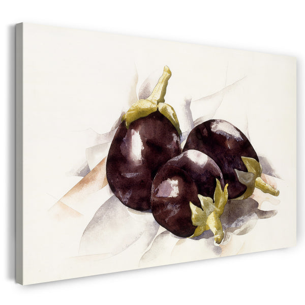 Leinwandbild Charles Demuth - Auberginen