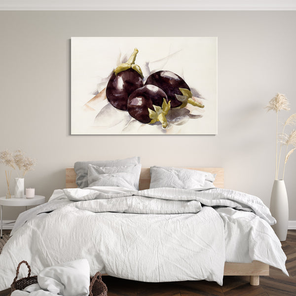 Leinwandbild Charles Demuth - Auberginen