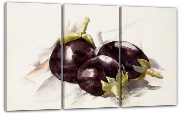 Leinwandbild Charles Demuth - Auberginen