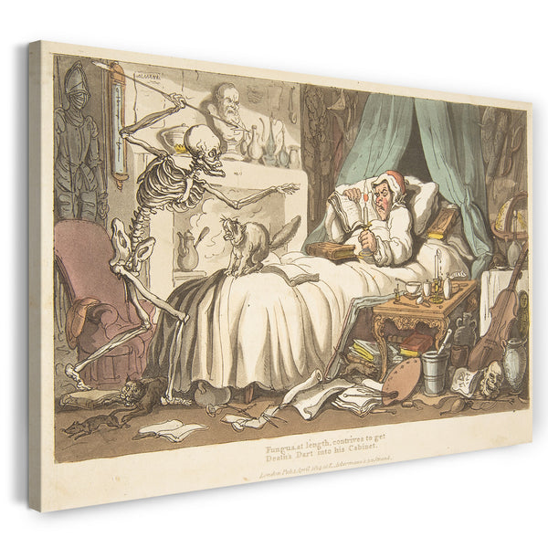 Leinwandbild Der Tanz des Todes - Der letzte Wille und das Testament des Antiquars (Der englische Tanz des Todes, Platte 2)
