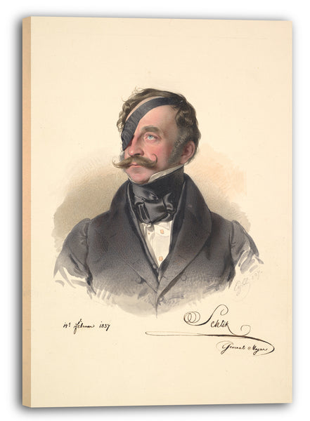 Leinwandbild Franz Eybl - François Henri Schlick, Graf von Bassano de Weisskirchen