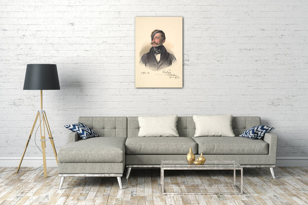 Leinwandbild Franz Eybl - François Henri Schlick, Graf von Bassano de Weisskirchen