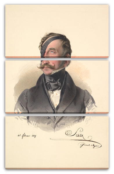 Leinwandbild Franz Eybl - François Henri Schlick, Graf von Bassano de Weisskirchen