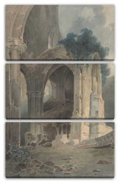 Leinwandbild John Verkaufen Cotman - Rievaulx Abtei, Yorkshire