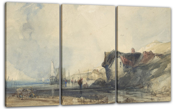 Leinwandbild Charles Bentley - Blick auf die Küste bei Deal