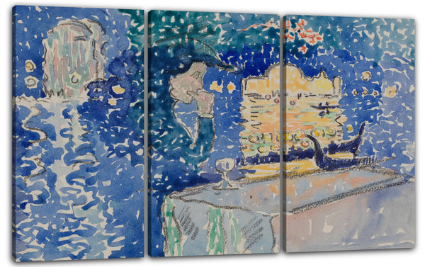 Leinwandbild Henri-Edmond-Kreuz - Venedig: Nacht des Erlöserfestes