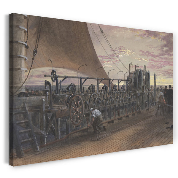 Leinwandbild Robert Charles Dudley - Die Auszahlungsmaschinerie im Stern des Großen Ostens