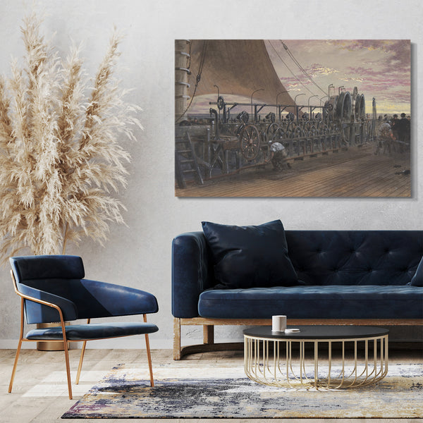 Leinwandbild Robert Charles Dudley - Die Auszahlungsmaschinerie im Stern des Großen Ostens