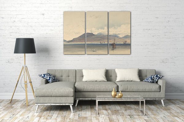 Leinwandbild Thomas Miles Richardson - Insel Arran, früher Morgen