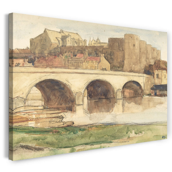 Leinwandbild Sir David Young Cameron - Ansicht einer Brücke in Angers