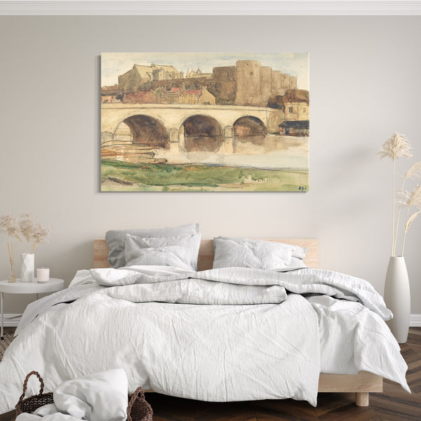 Leinwandbild Sir David Young Cameron - Ansicht einer Brücke in Angers