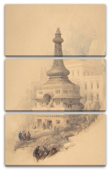Leinwandbild David Roberts - Orientalische Szene