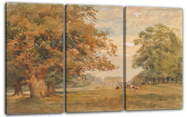 Leinwandbild Susan Alice Dashwood - Ansicht von Kirtlington Park, Oxfordshire