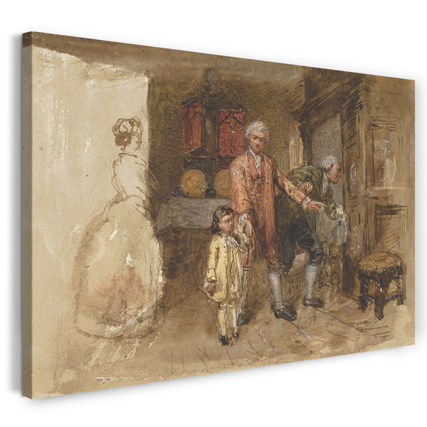 Leinwandbild Marcus Clayton Stein - Album mit Zeichnungen, Drucken und Text