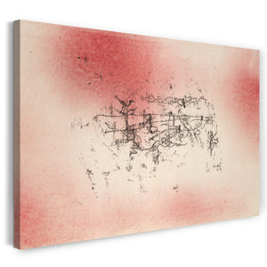 Leinwandbild Paul Klee - Vogel-Landschaft