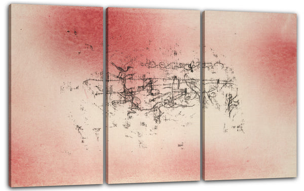 Leinwandbild Paul Klee - Vogel-Landschaft