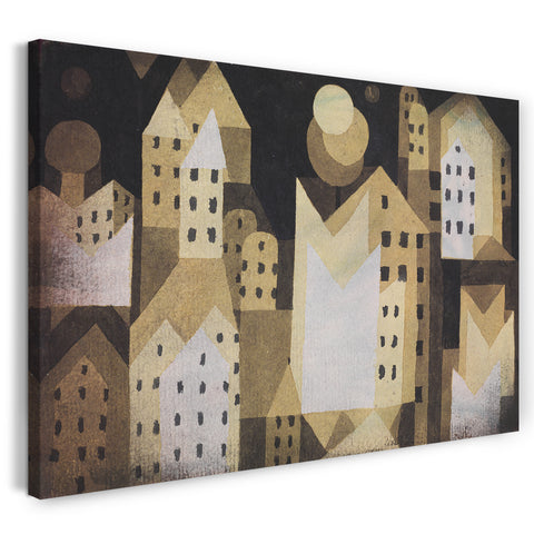 Leinwandbild Paul Klee - Kalte Stadt