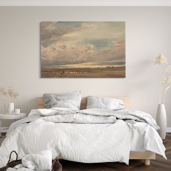 Leinwandbild William Turner von Oxford - Salisbury Plain mit alten Sarum in der Ferne, Wiltshire