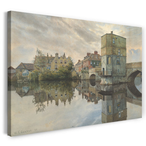 Leinwandbild William Fraser Garten - St. Ives Bridge, St. Ives, Huntingdonshire