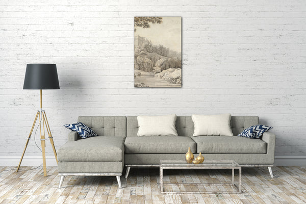 Leinwandbild Jonathan Skelton - Ansicht von Ariccia, Italien