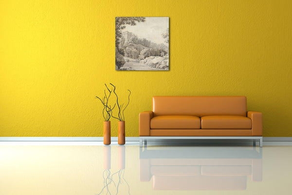 Leinwandbild Jonathan Skelton - Ansicht von Ariccia, Italien
