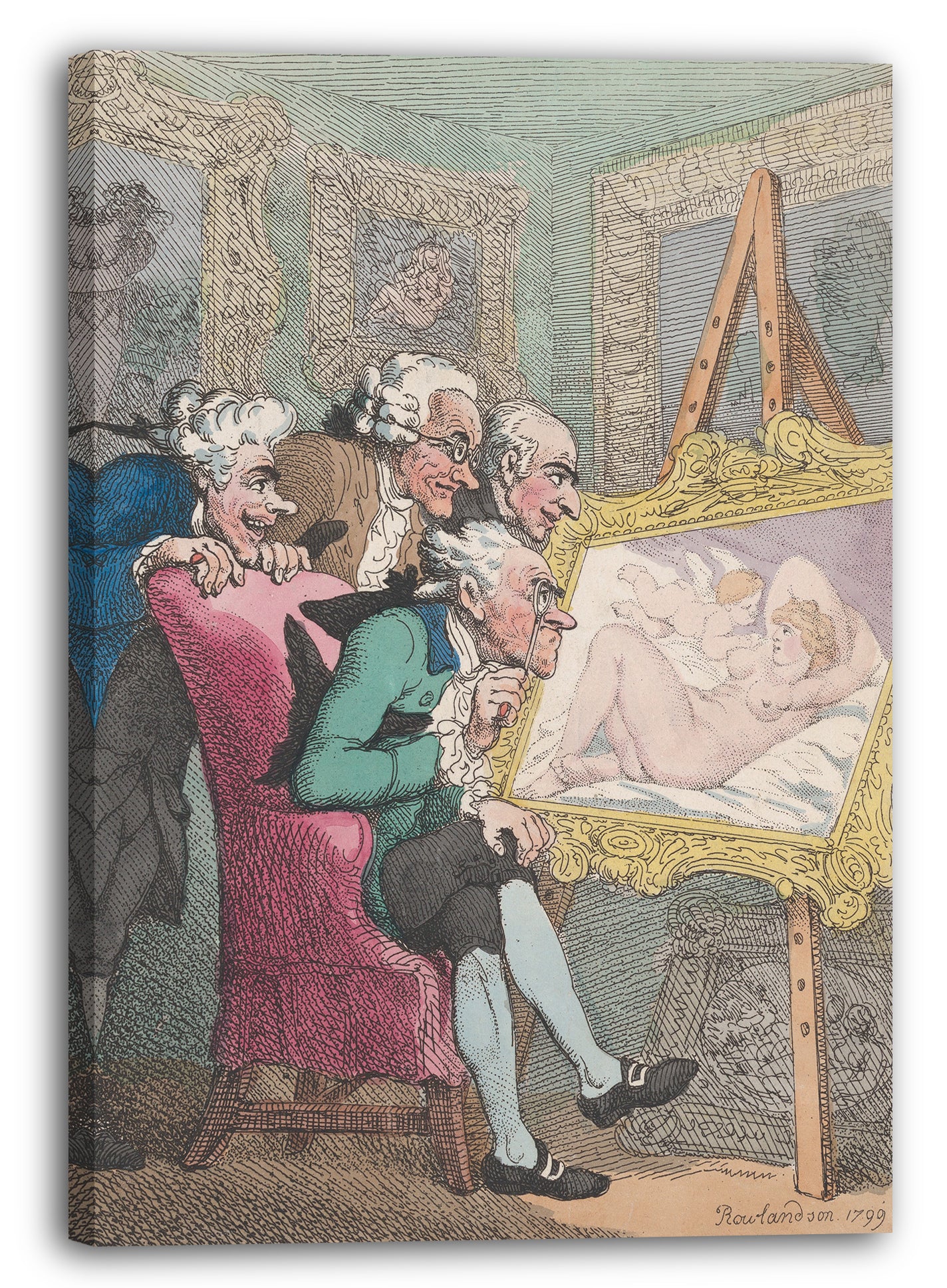 Leinwandbild Thomas Rowlandson - Kenner