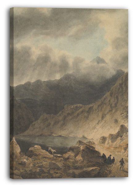 Leinwandbild Joseph Barber zugeschrieben - Sturm über einem See