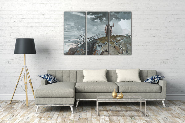 Leinwandbild Nach Winslow Homer - Die Ostküste