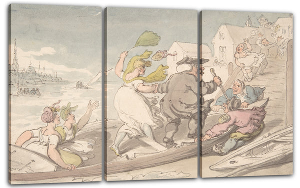 Leinwandbild Thomas Rowlandson zugeschrieben - Osterwinde