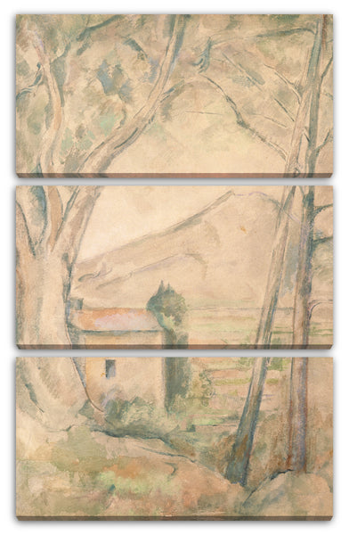 Leinwandbild Émile Bernard zugeschrieben - Mont Sainte-Victoire